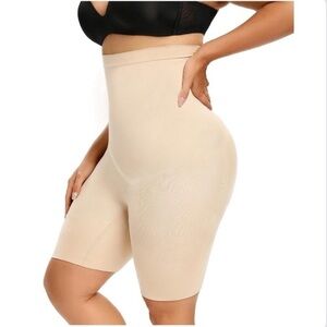 Shaperx Tummy Control Panties Seamless High-Waisted Body Shaper Shorts Butt Lift
